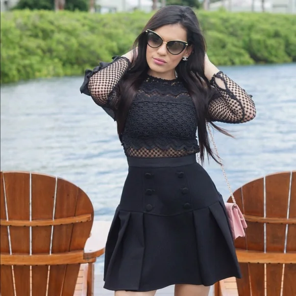 Self portrait dress in black size 0 - Picture 1 of 9